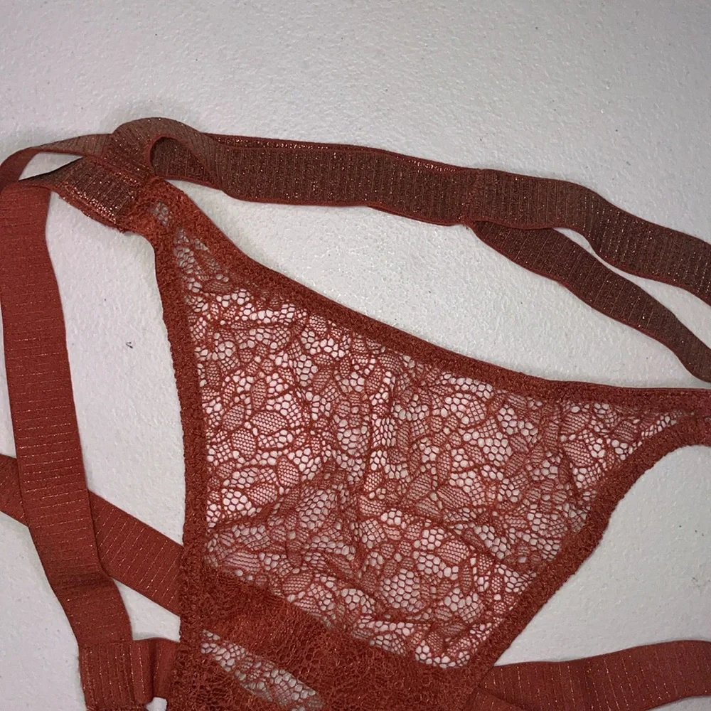Victoria’s Secret Panties NEW Gorgeous Rust Color VS Lace Very Sexy Panty ♥️ - Picture 12 of 12